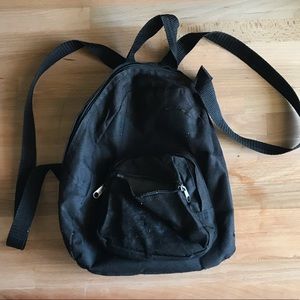 Black Mini Backpack